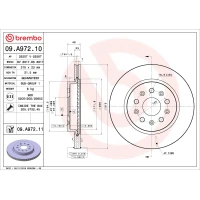 TARCZA HAMULCOWA BD821100BE