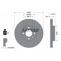 TARCZA HAMULCOWA BD836780TXR