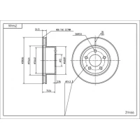 TARCZA HAMULCOWA BD848828HRT