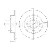 TARCZA HAMULCOWA BD854940MTL