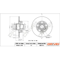 TARCZA HAMULCOWA BD859986DRV