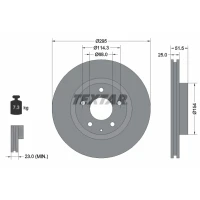 TARCZA HAMULCOWA BD868768TXR