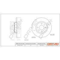 TARCZA HAMULCOWA BD870114DRV