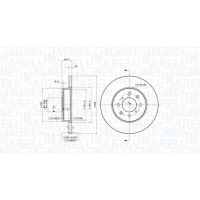TARCZA HAMULCOWA BD892528MM