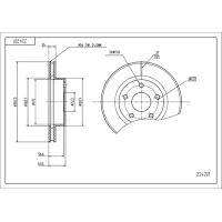 TARCZA HAMULCOWA BD903721HRT