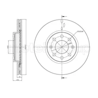 TARCZA HAMULCOWA BD907540MTL