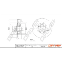 TARCZA HAMULCOWA BD925427DRV