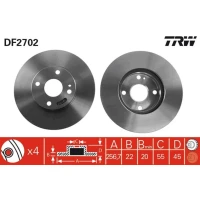 TARCZA HAMULCOWA BD926741TW