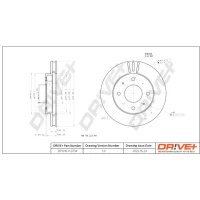 TARCZA HAMULCOWA BD931442DRV