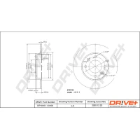 TARCZA HAMULCOWA BD935266DRV