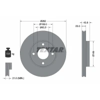 TARCZA HAMULCOWA BD937178TXR