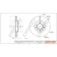 TARCZA HAMULCOWA BD940026DRV