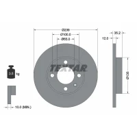TARCZA HAMULCOWA BD948885TXR
