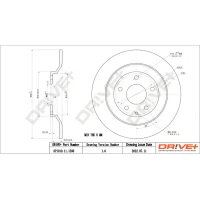 TARCZA HAMULCOWA BD962859DRV