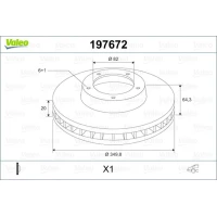 TARCZA HAMULCOWA BD965778VA
