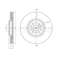TARCZA HAMULCOWA BD970461MTL