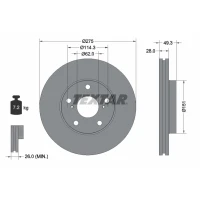 TARCZA HAMULCOWA BD972854TXR