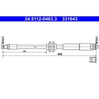 PRZEWÓD HAMULCOWY BLP233148AT