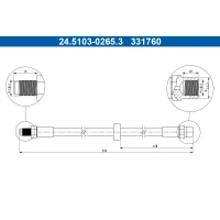 PRZEWÓD HAMULCOWY BLP333716AT