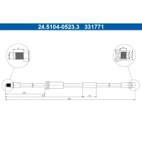 PRZEWÓD HAMULCOWY BLP691884AT