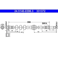 PRZEWÓD HAMULCOWY BLP926347AT