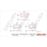 KLOCKI HAMULCOWE BPD096911DRV