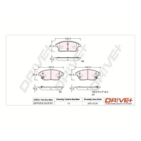 KLOCKI HAMULCOWE BPD122581DRV