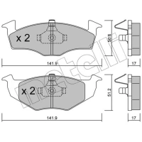 KLOCKI HAMULCOWE BPD124802MTL