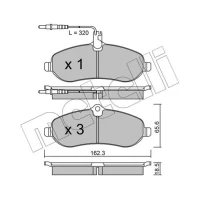 KLOCKI HAMULCOWE BPD126946MTL