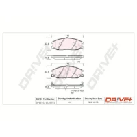 KLOCKI HAMULCOWE BPD127952DRV