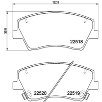 KLOCKI HAMULCOWE BPD271488HL