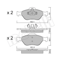 KLOCKI HAMULCOWE BPD285219MTL