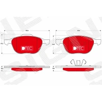 KLOCKI HAMULCOWE BPD288431TW