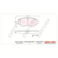 KLOCKI HAMULCOWE BPD308882DRV