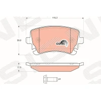 KLOCKI HAMULCOWE BPD309820TW