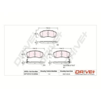 KLOCKI HAMULCOWE BPD317604DRV