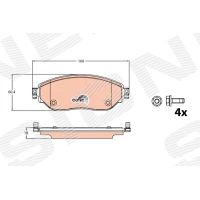 KLOCKI HAMULCOWE BPD351360TW