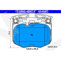 KLOCKI HAMULCOWE BPD354295AT