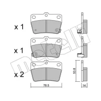 KLOCKI HAMULCOWE BPD392026MTL