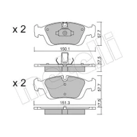 KLOCKI HAMULCOWE BPD392267MTL