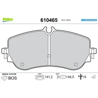 KLOCKI HAMULCOWE BPD395072VA