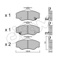 KLOCKI HAMULCOWE BPD399356CF