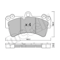 KLOCKI HAMULCOWE BPD424541MTL