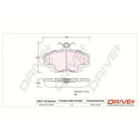 KLOCKI HAMULCOWE BPD434685DRV