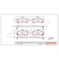 KLOCKI HAMULCOWE BPD442743DRV