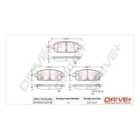 KLOCKI HAMULCOWE BPD442916DRV