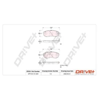 KLOCKI HAMULCOWE BPD462238DRV