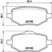 KLOCKI HAMULCOWE BPD490740HL