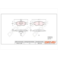 KLOCKI HAMULCOWE BPD502592DRV