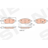 KLOCKI HAMULCOWE BPD527511TW